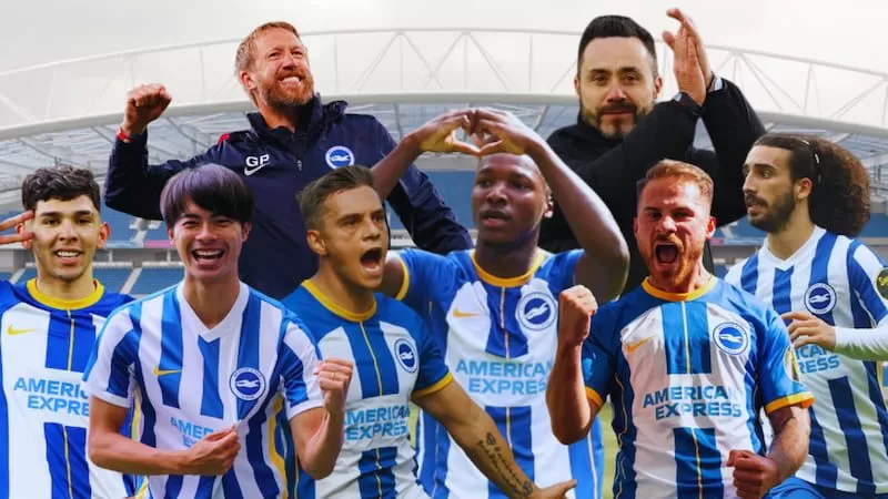 Top 5 huyền thoại không thể mờ phai trong lịch sử của Brighton Hove Albion