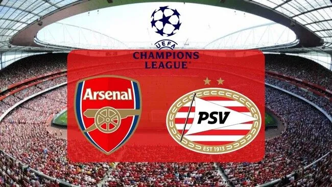Soi kèo chuẩn xác Arsenal vs PSV, 03h00 – 13/03/2025