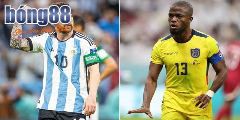 Chi tiết đội hình ra sân của trận Ecuador vs Argentina
