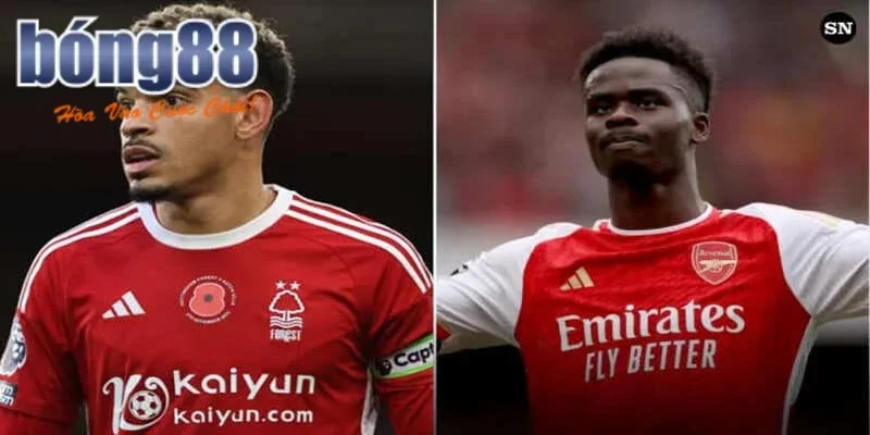 Đội hình dự kiến ra sân trận Arsenal vs Nottingham Forest